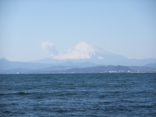 江ノ島からの富士山