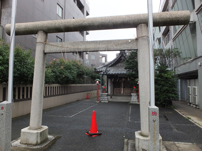 新宿区 宝くじハズレ券 宝禄稲荷神社